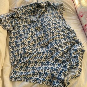 Blue monkey Roller Rabbit Pajamas